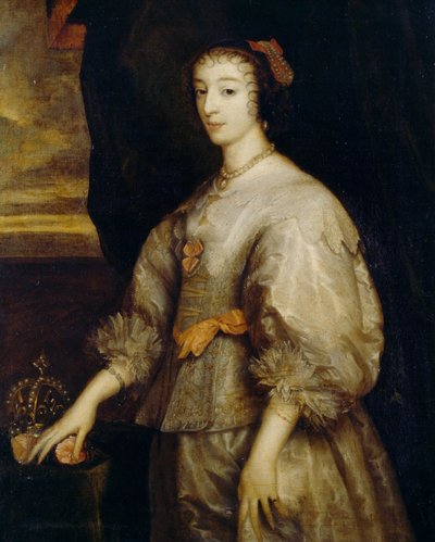 Queen Henrietta Maria by Anthony van Dyck